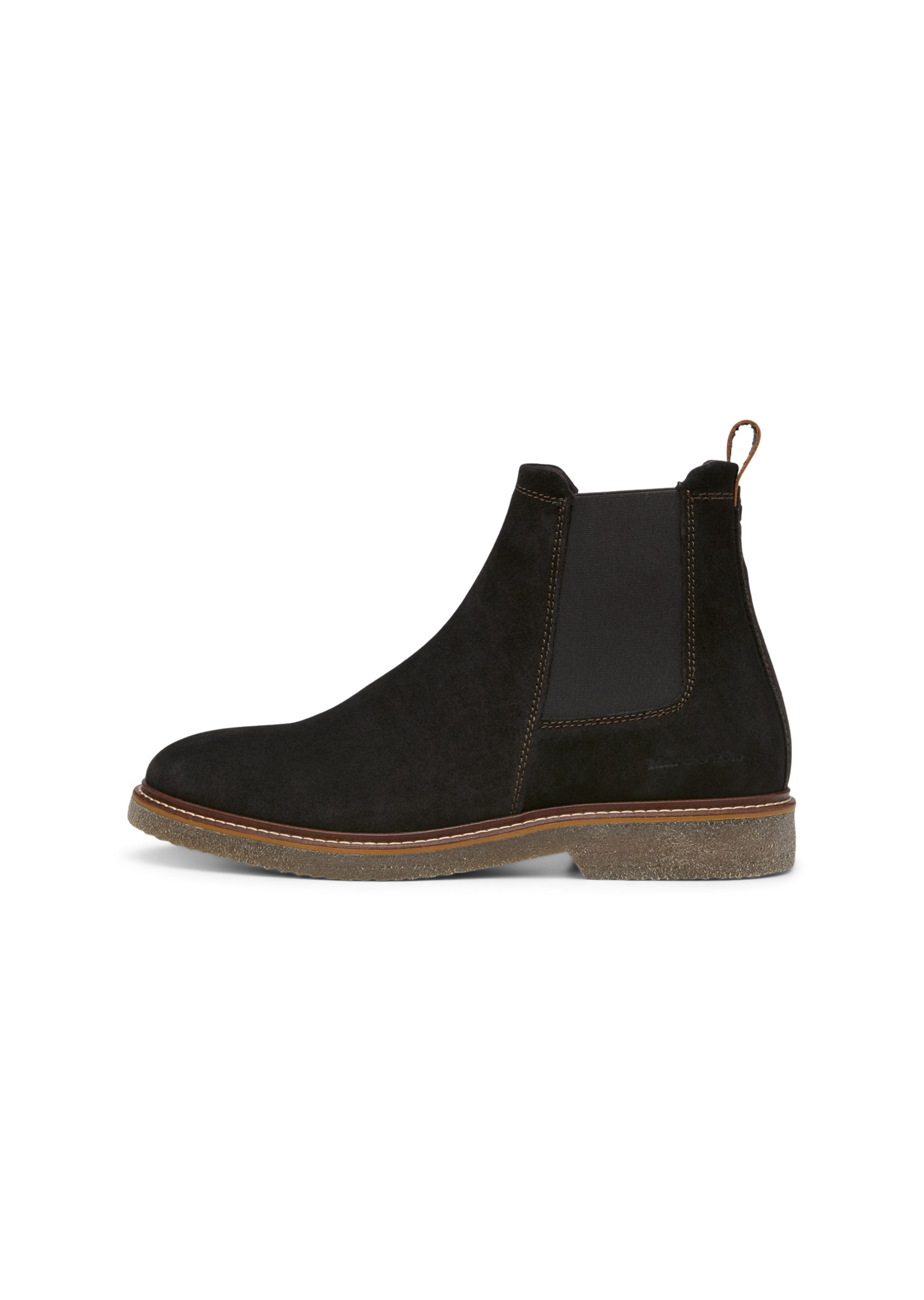 Marc O'Polo Chelsea boots in Bruin: voorkant
