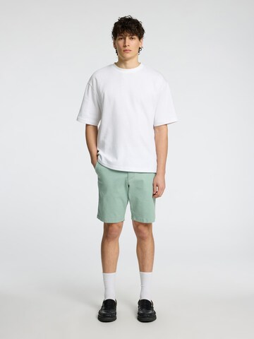 Coupe slim Pantalon 'SLHMiles' SELECTED en vert