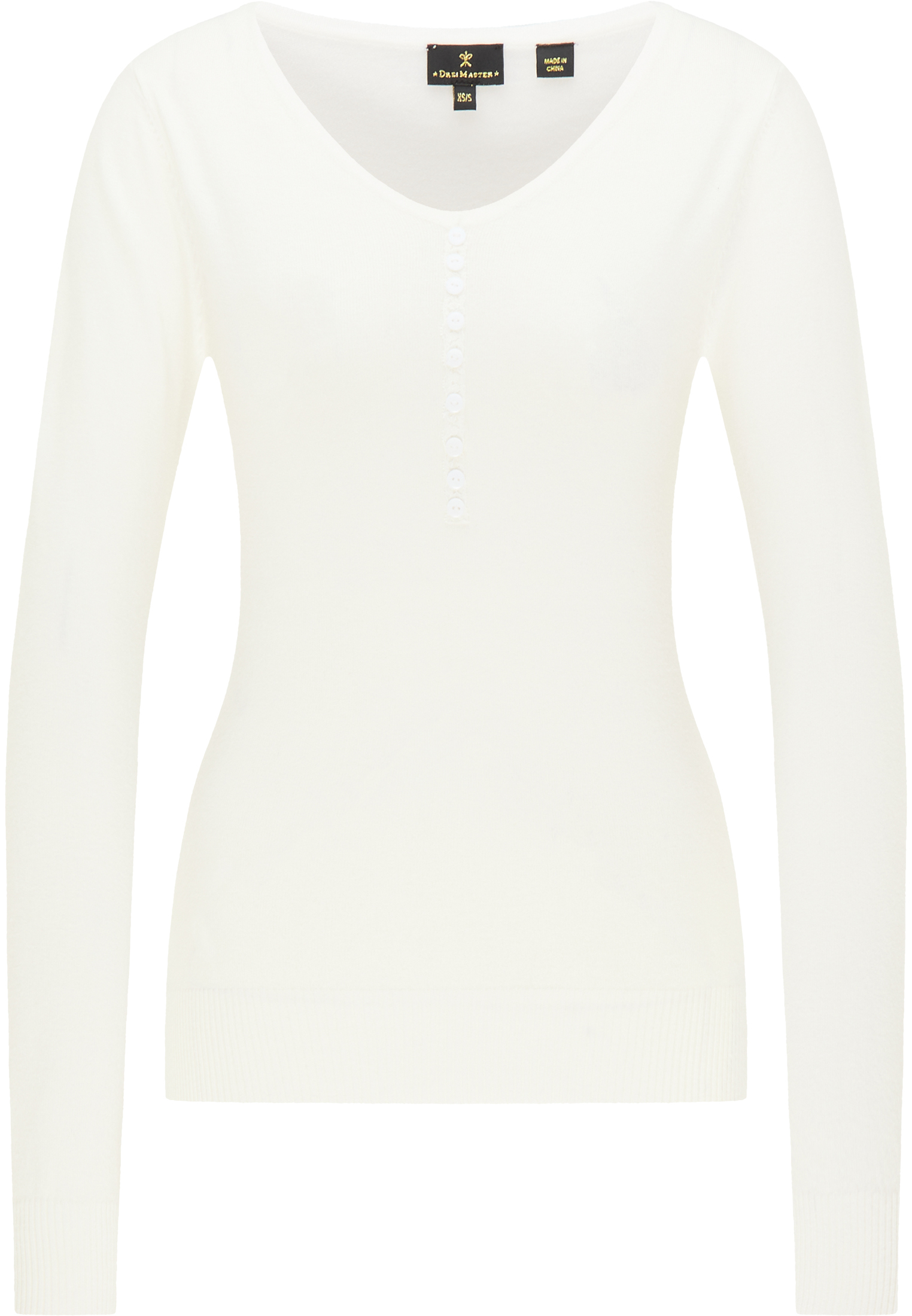 Odzież yQfsK DreiMaster Klassik Sweter w kolorze Białym 