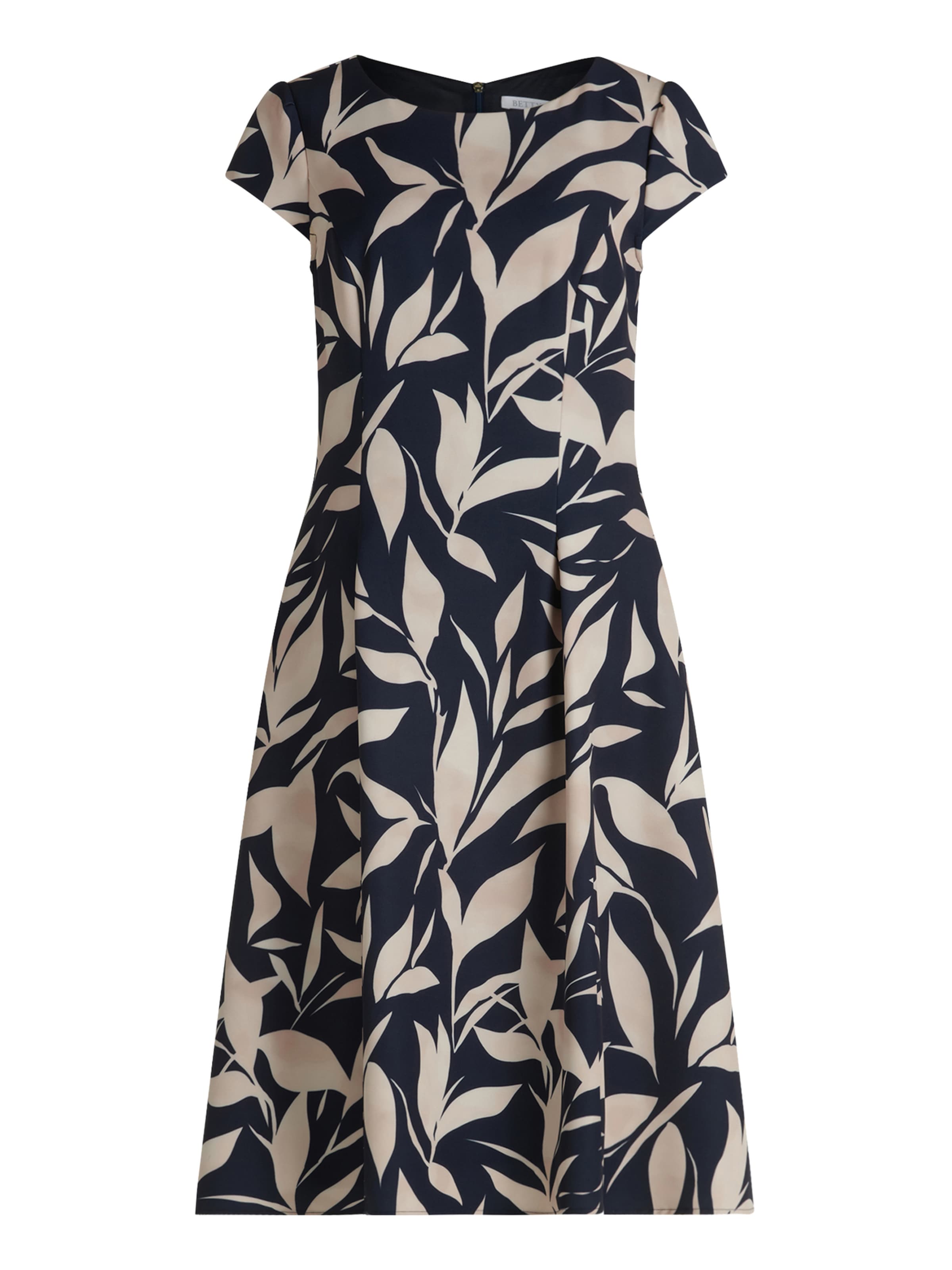 Robe de cocktail Betty & Co en bleu : devant