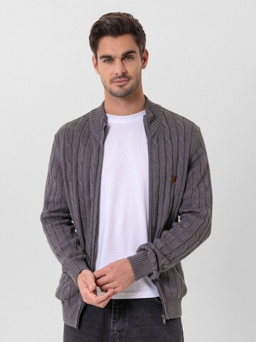 Vestes en maille 'Faber' Jacey Quinn en gris