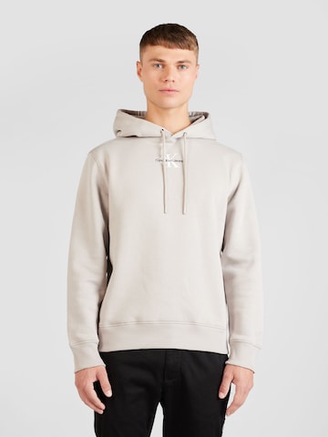 Calvin Klein Jeans Sweatshirt i grå: framsida