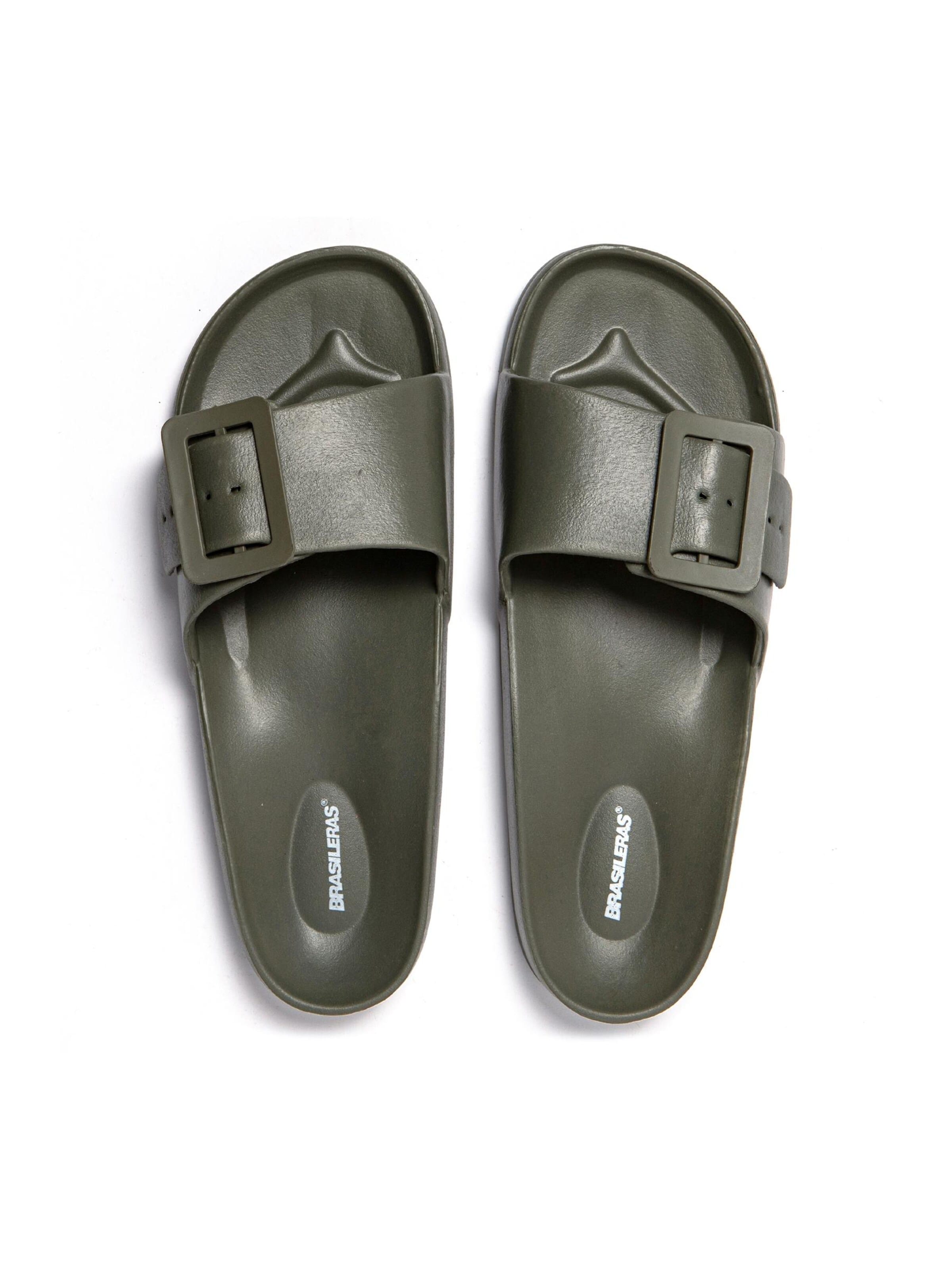 Brasileras - Zapatos abiertos 'Funflop' en verde