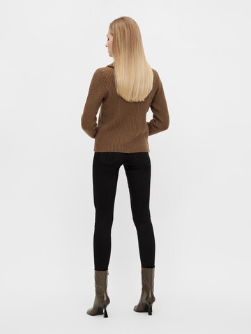 Pull-over 'Rachel' OBJECT en marron