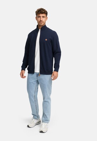 INDICODE JEANS Sweatvest 'Guadalupe' in Blauw