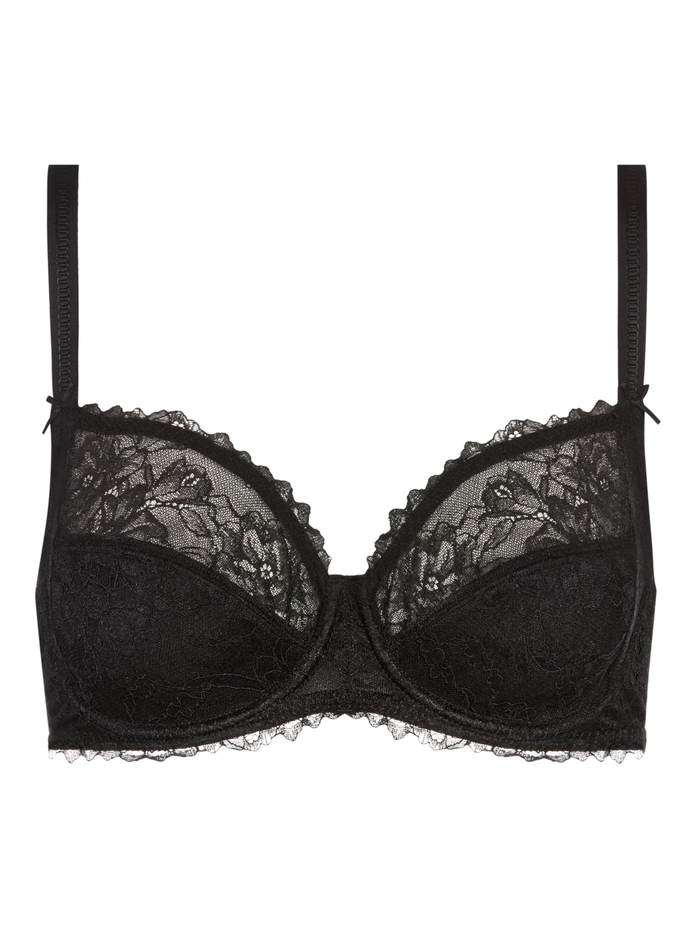 Mey T-Shirt BH 'Fabulous' in Schwarz: Vorderseite