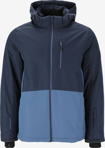 Whistler Athletic Jacket 'Drizzle' in Blue: front