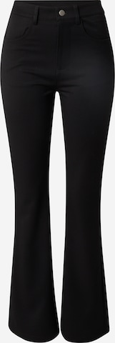 Tatiana Zidekova Flared Trousers in Black: front