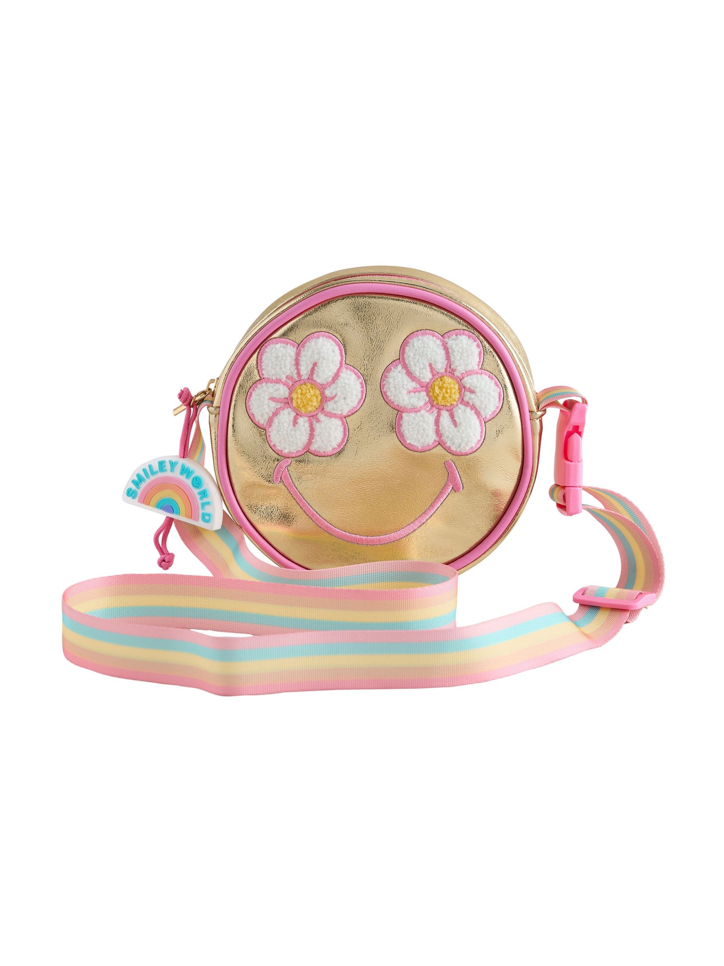 Borsa 'Smiley' di Next in oro: frontale
