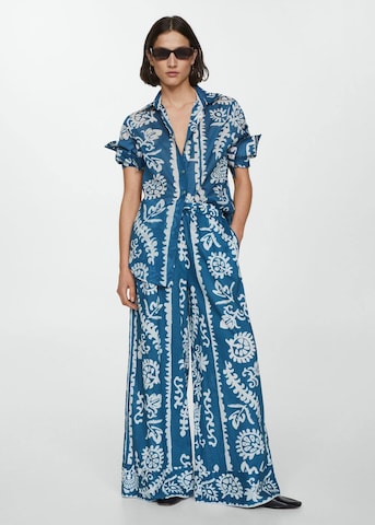 MANGO Blouse 'Nemo' in Blauw
