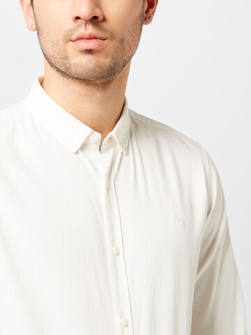 Regular fit Camicia di QS in bianco