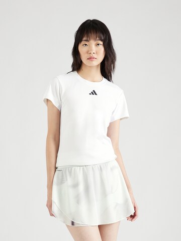 T-shirt fonctionnel ADIDAS PERFORMANCE en blanc : devant