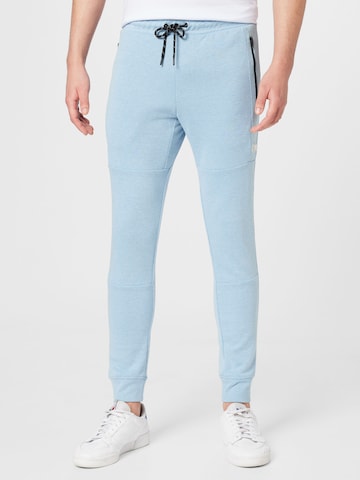 JACK & JONES Tapered Pants in Blue: front