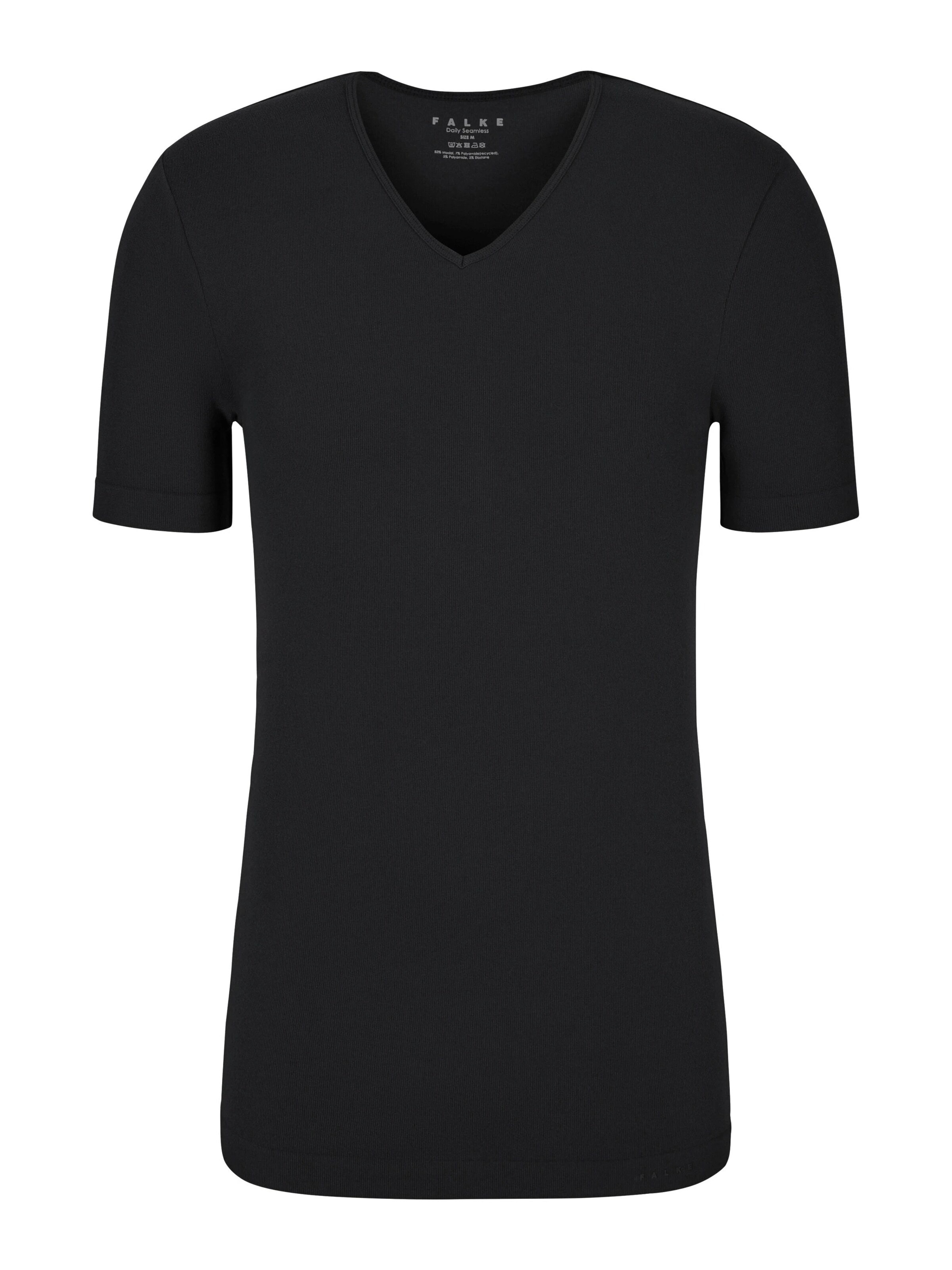 FALKE Undershirt 'Seamless' in Black