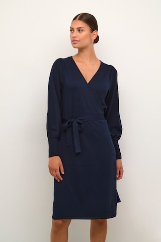 Kaffe Knitted dress 'Anno' in Blue: front