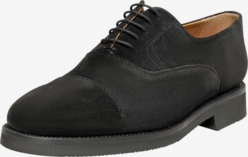 Henry Stevens Lace-Up Shoes 'Winston COF' in Black: front