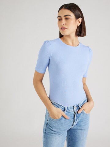 PIECES Shirt 'RUKA' in Blue: front