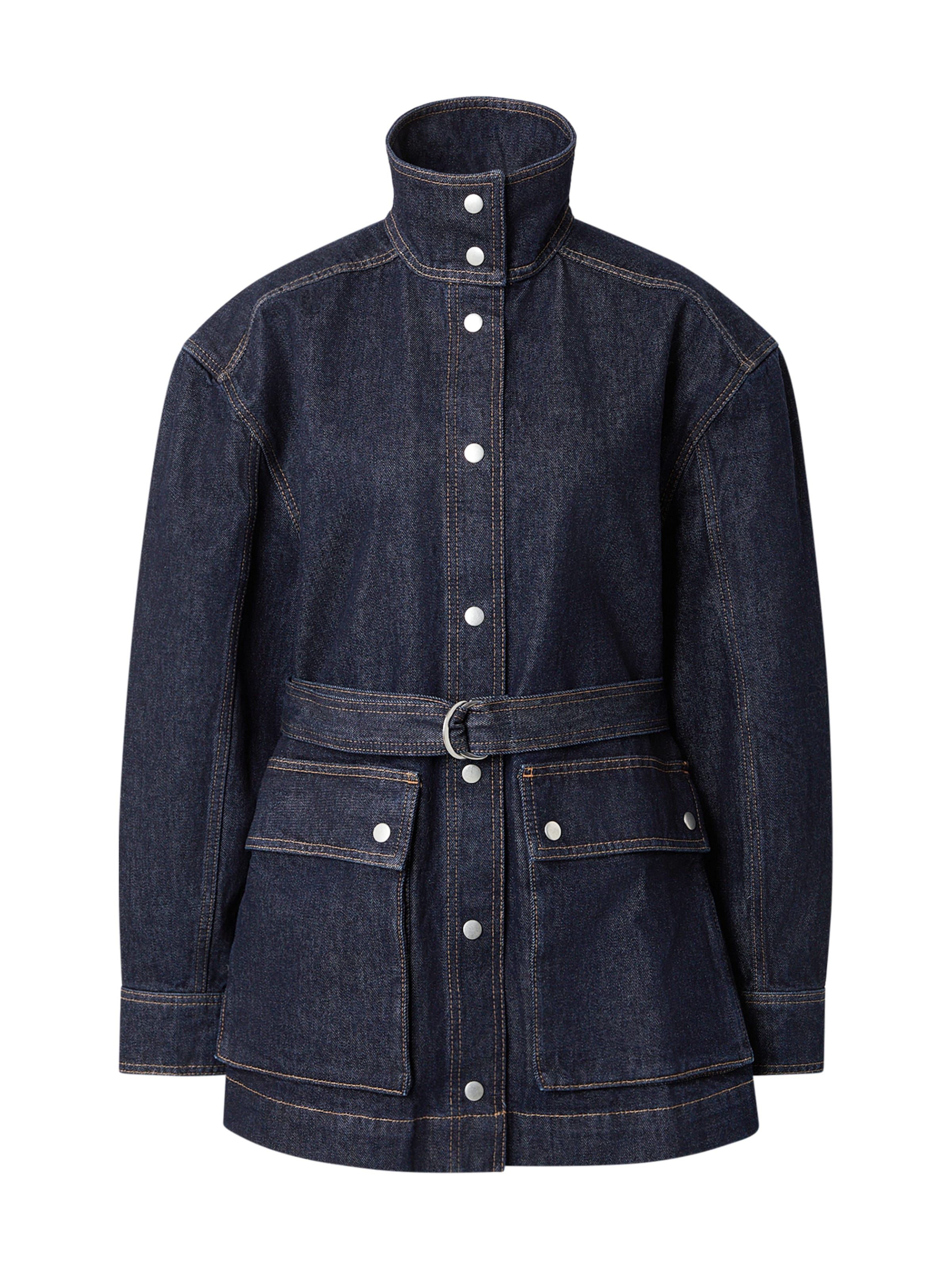 Veste mi-saison & Other Stories en bleu : devant