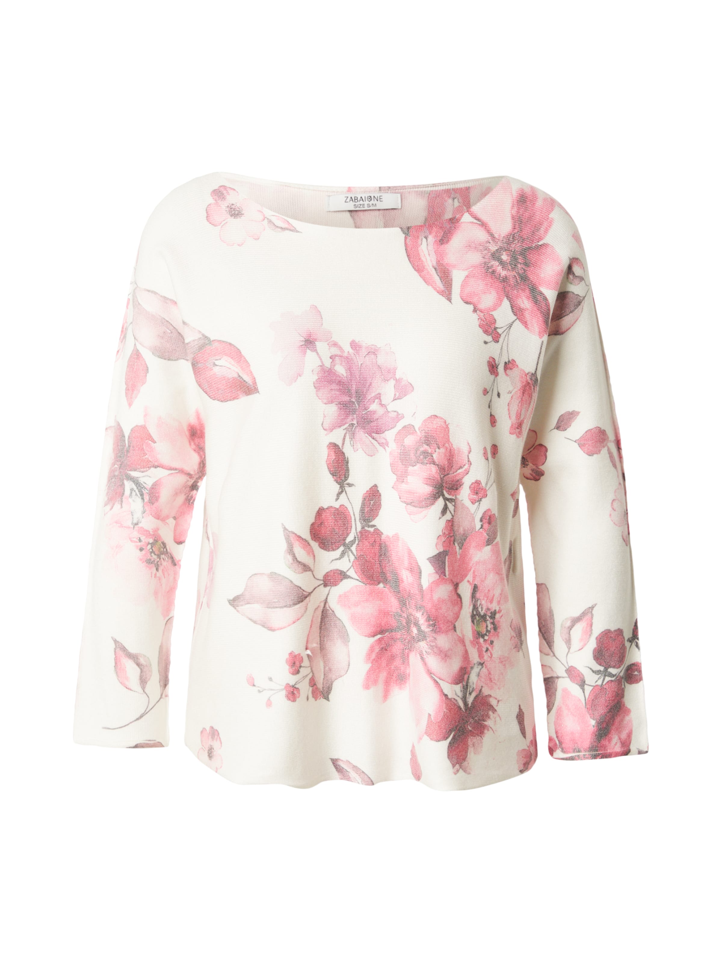 ZABAIONE Svetr 'Pi44viil' – fialová: přední strana