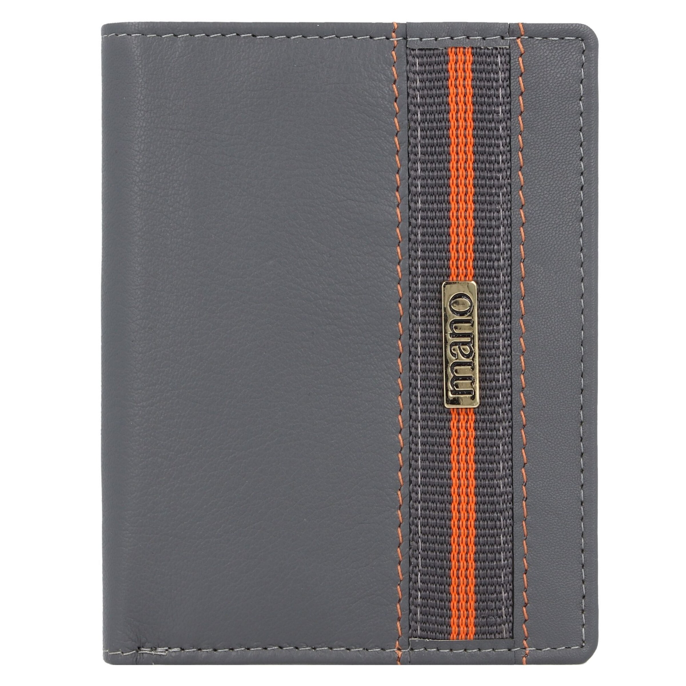 mano Portemonnee &#x27;Don Leonardo &#x27; in Grijs: voorkant