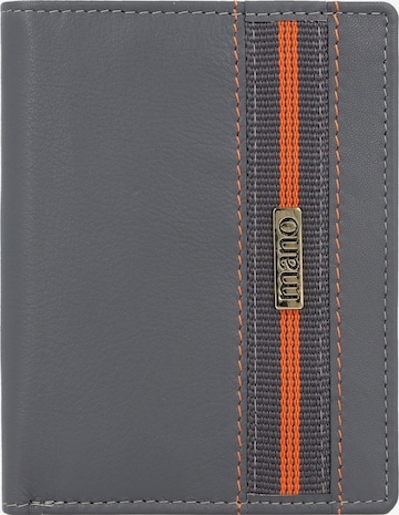 mano Wallet 'Don Leonardo ' in Grey: front