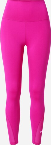 NIKE Workout Pants 'One' in Pink: front