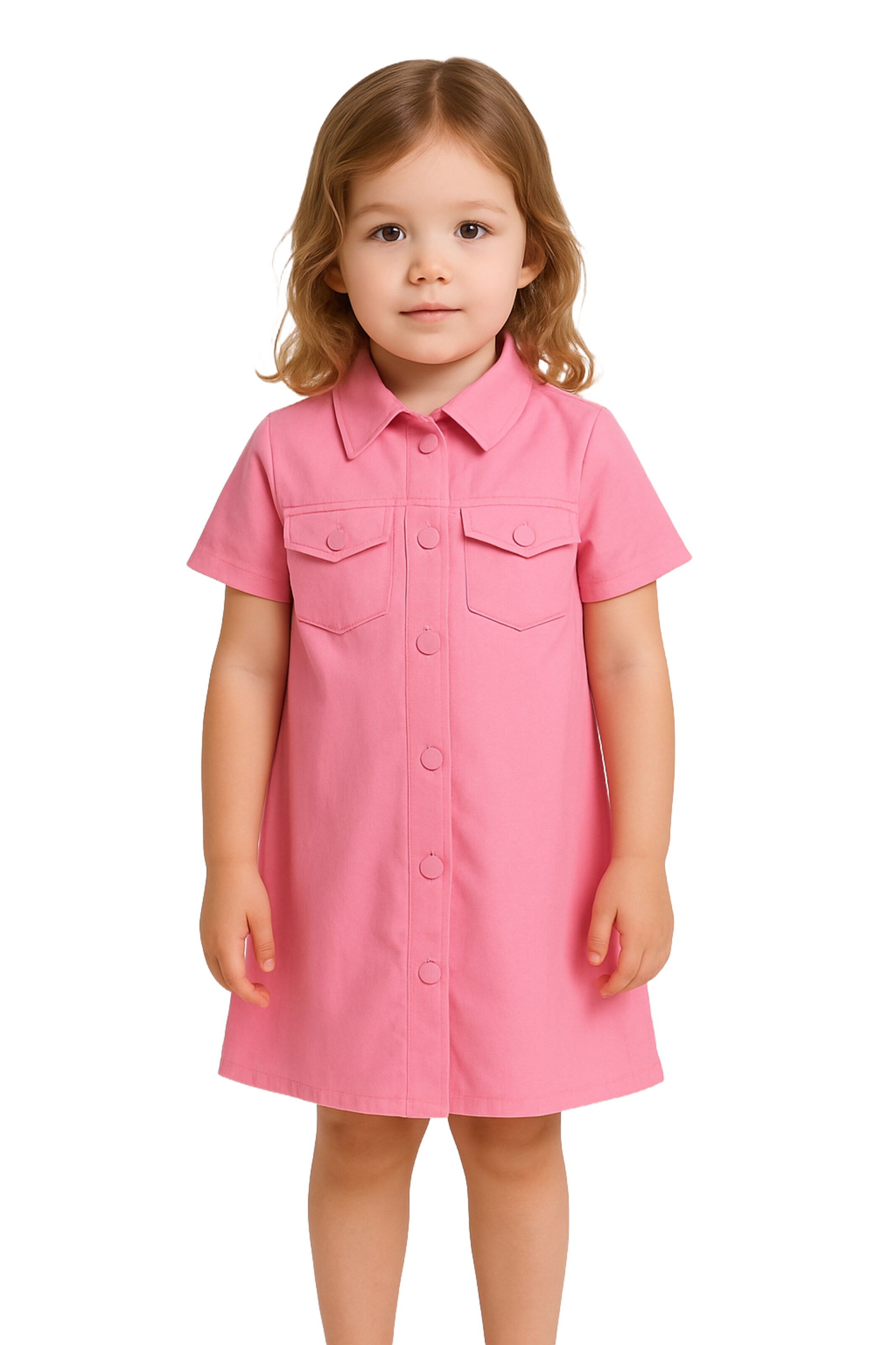Panço Kleid in Pink: Vorderseite