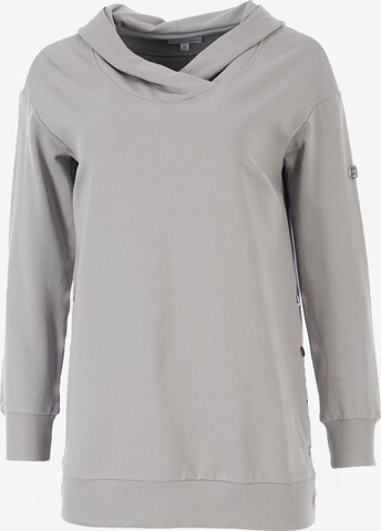 Sweat-shirt HELMIDGE en gris : devant