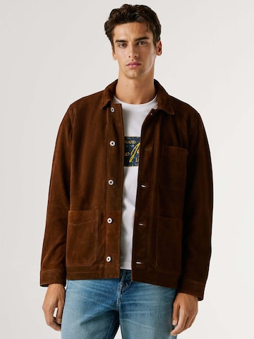 Pepe Jeans Between-season jacket 'Sinbar' in Brown: front