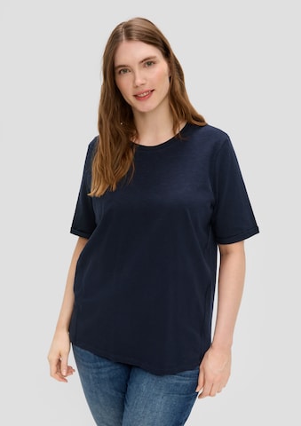 T-shirt s.Oliver Red Label Big & Tall en bleu : devant