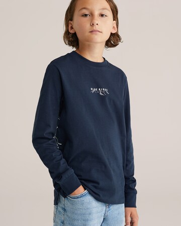 Maglietta di WE Fashion in blu: frontale