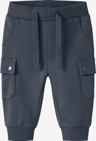 NAME IT - Tapered Calças 'NBMOKTAV' em azul: frente