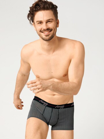SLOGGI - Calzoncillo boxer en negro: frente