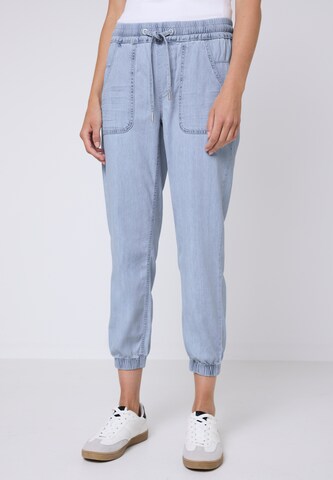 Street One Studio Tapered Jeans in Blau: Vorderseite