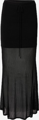 EDITED Spódnica 'Lucian' w kolorze czarny: przód