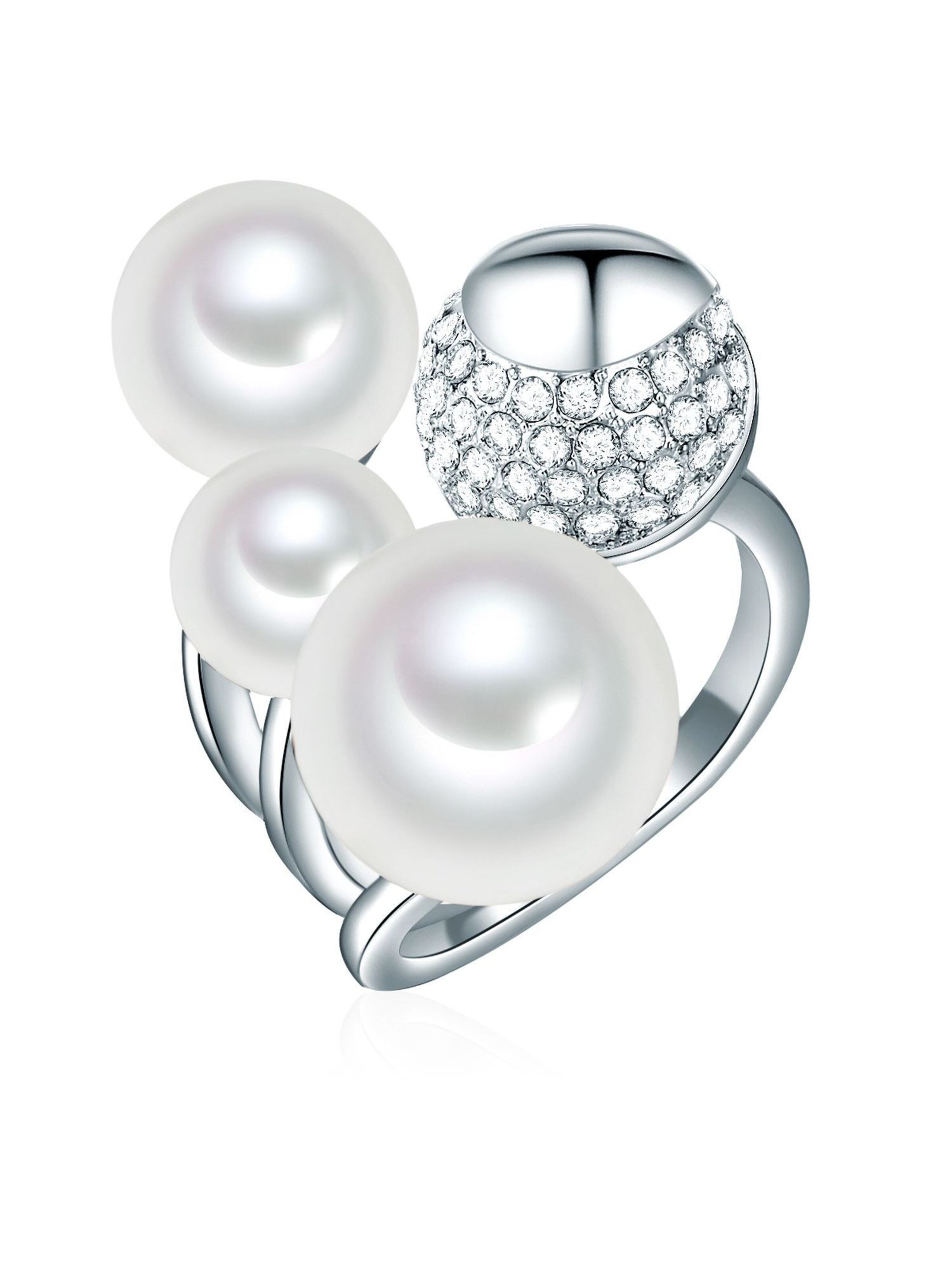 Lulu & Jane Ring in Silver: front