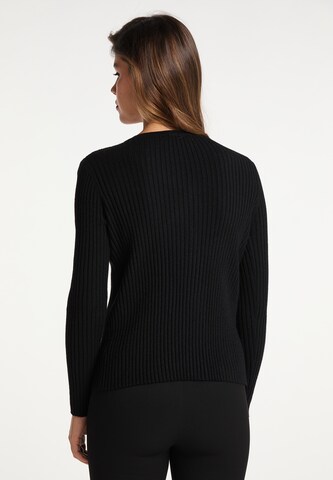 faina Knit Cardigan in Black