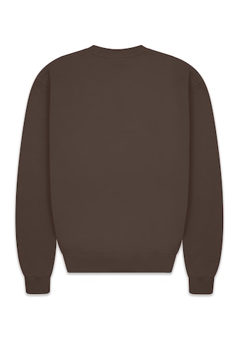 Dropsize Sweatshirt in Braun: predná strana