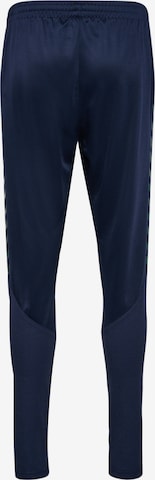 Hummel Tapered Workout Pants in Blue