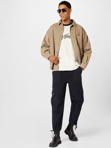 BDG Urban Outfitters Regular Fit Hemd in Beige