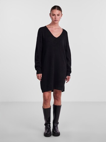 PIECES Knitted dress 'JULIANA' in Black