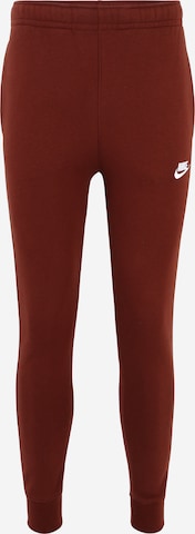 Nike Sportswear Pants 'Club Fleece' in Brown: front