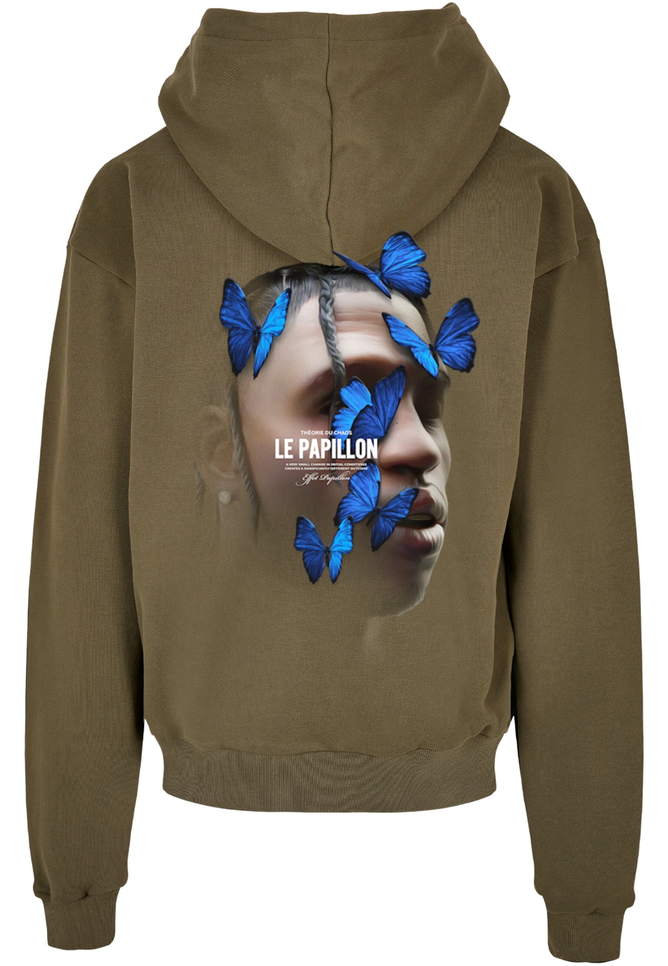 MT UpscaleSweater majica 'Le Papillon' - zelena boja