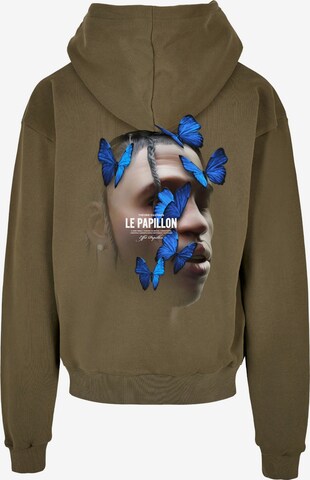 MT Upscale - Sudadera 'Le Papillon' en verde