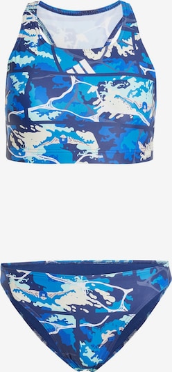 Costum de baie sport ADIDAS PERFORMANCE pe bleumarin / azur / albastru închis / alb, Vizualizare produs