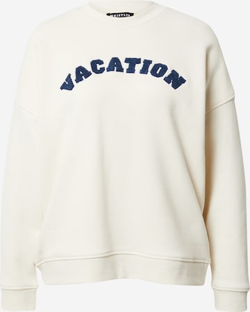 Whistles Sweatshirt in Beige: front