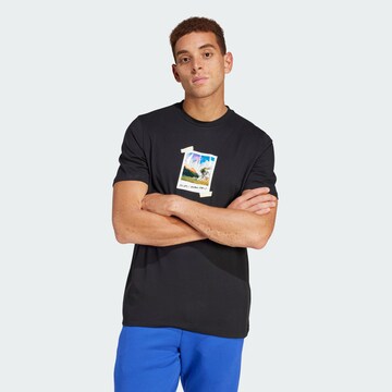 ADIDAS SPORTSWEAR Performance Shirt 'All Day I Dream About...' in Black: front