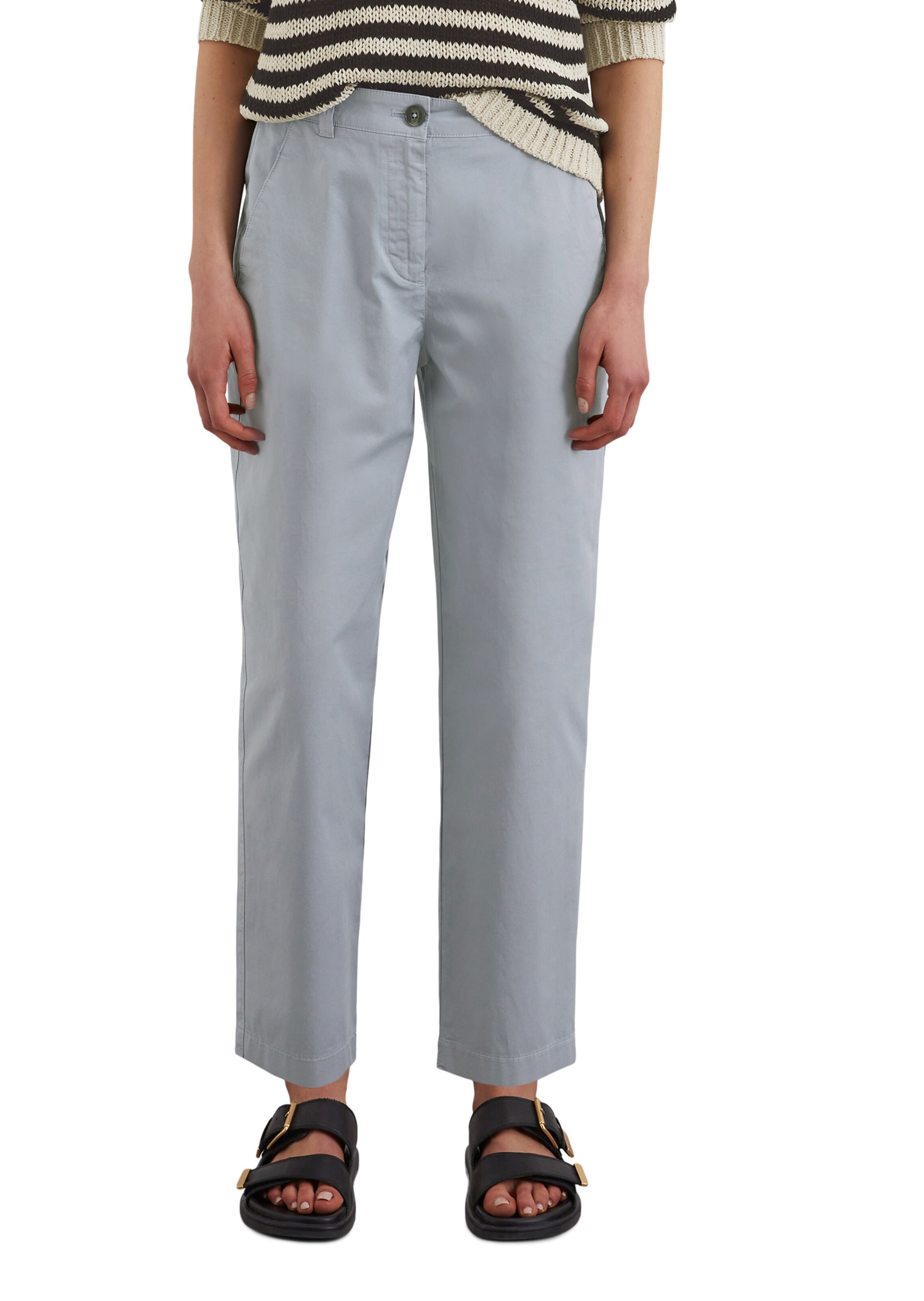 Marc O'Polo Loosefit Hose in Blau: Vorderseite