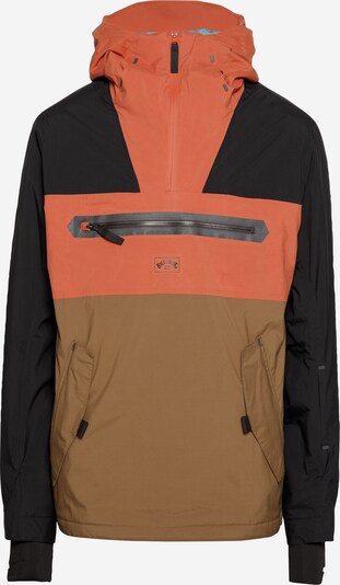 BILLABONG Outdoorjacka 'QUEST' i ljusbrun / mörkorange / svart, Produktvy