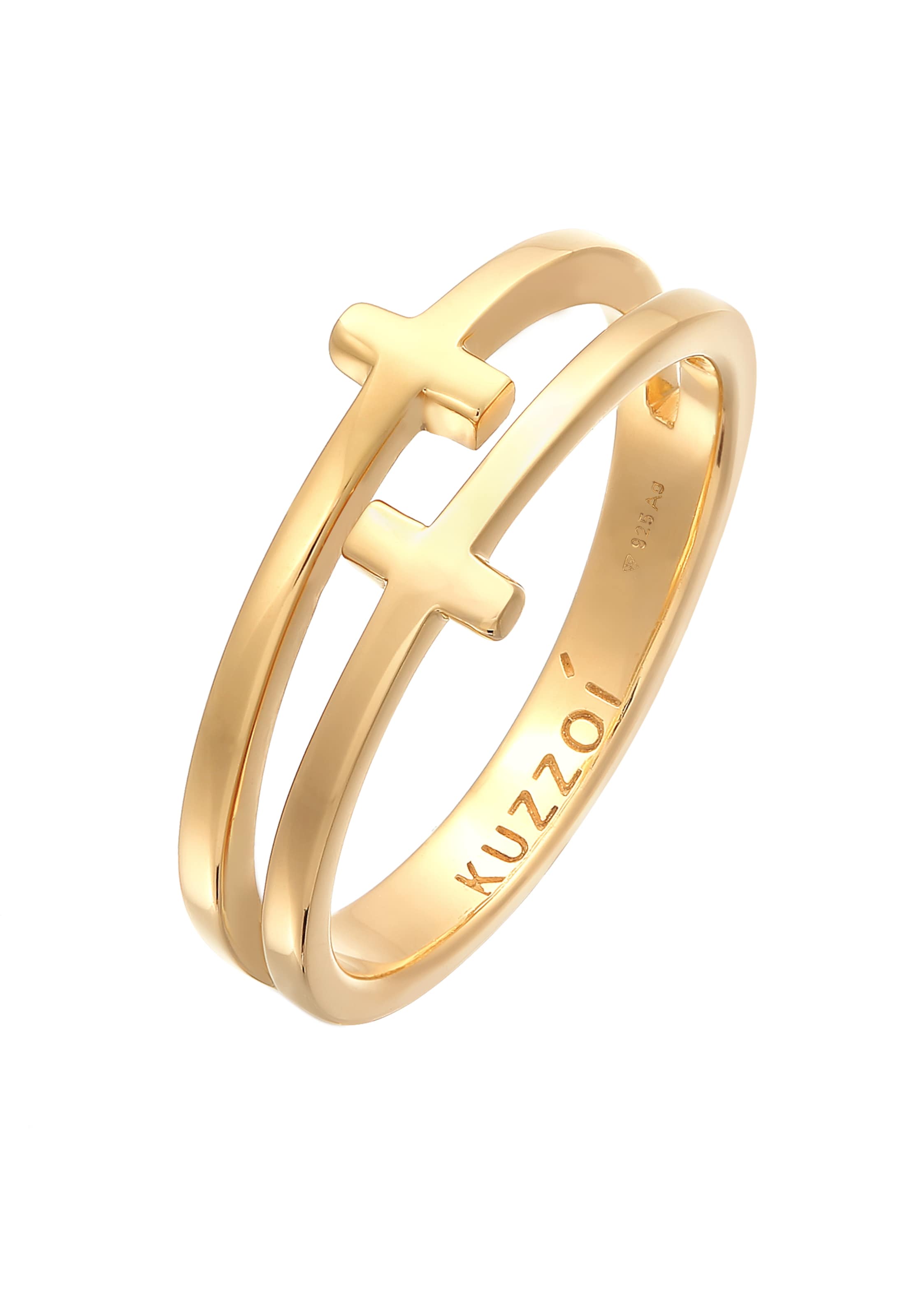 KUZZOI Ring in Goud: voorkant